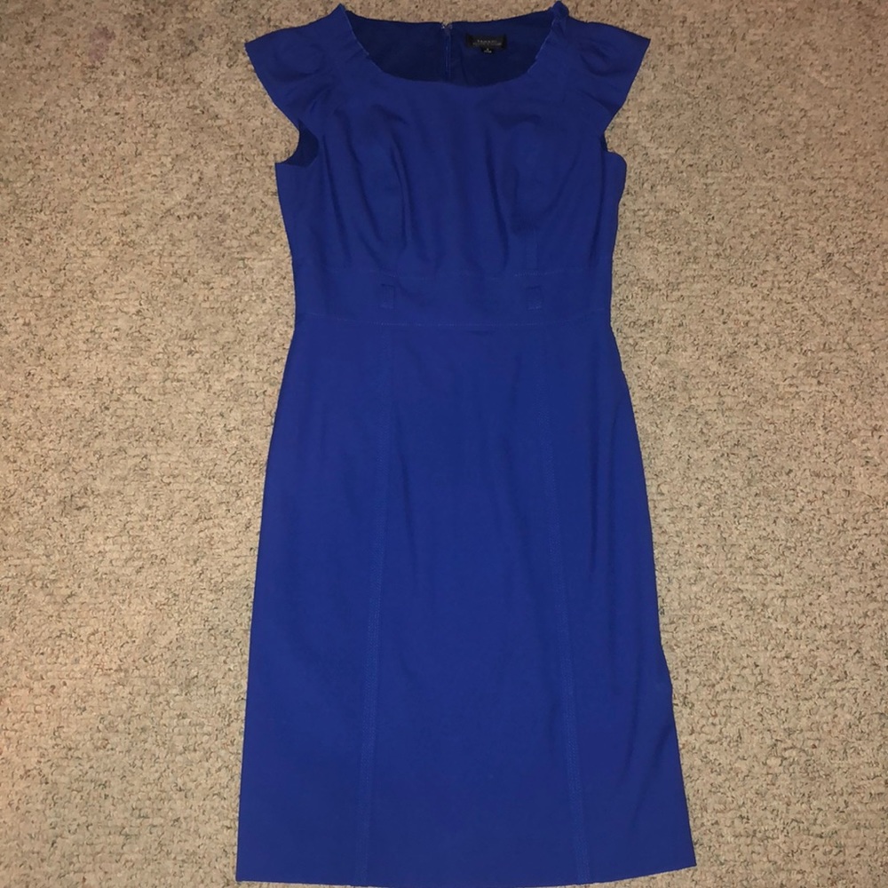 Tahari Royal Blue Dress Size:4